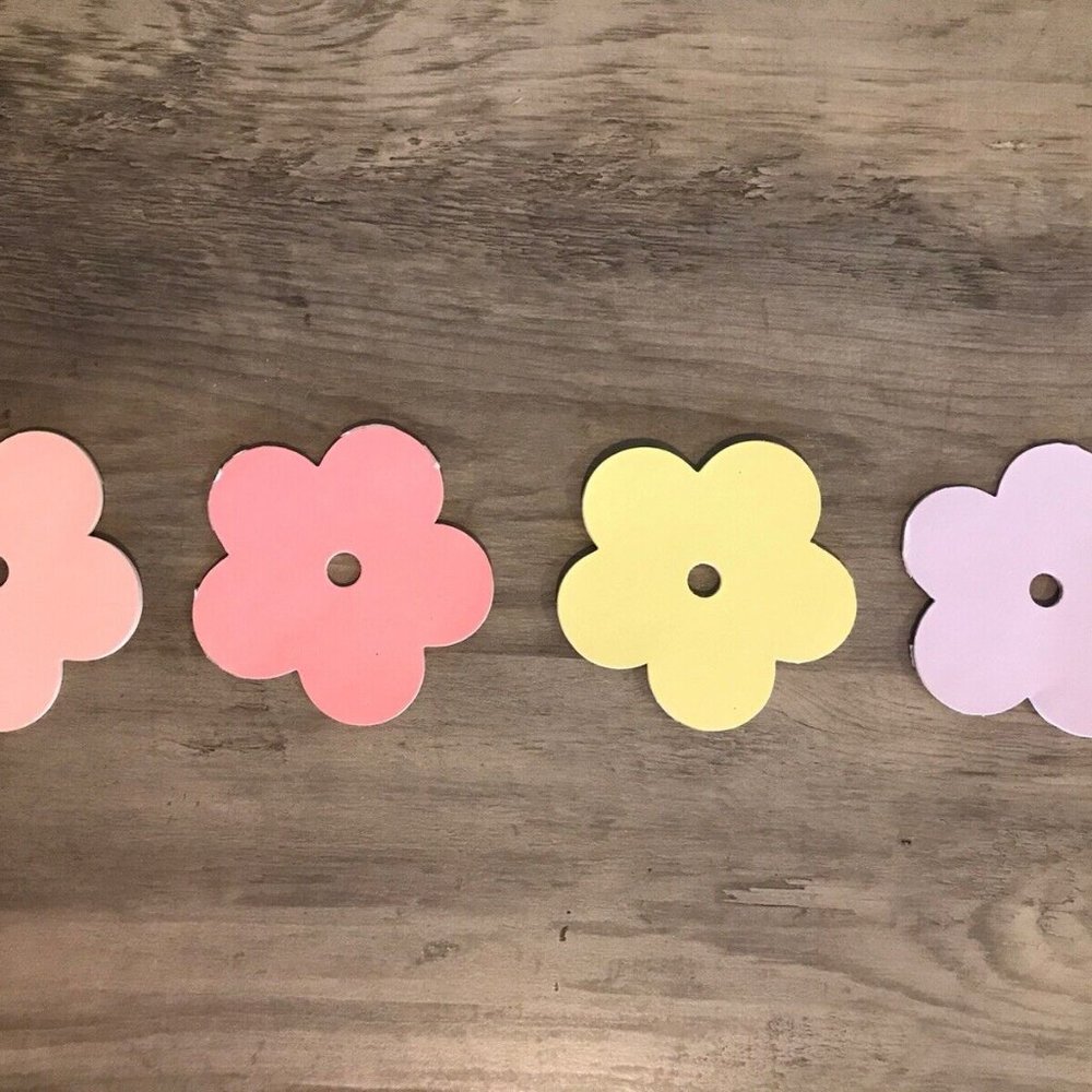 Set Of 4 Flower Note Pads Scrapbook